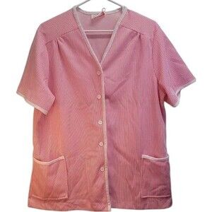Alaten Of New York 70s‎ Womens Smock Button Up Vintage Shirt 2x